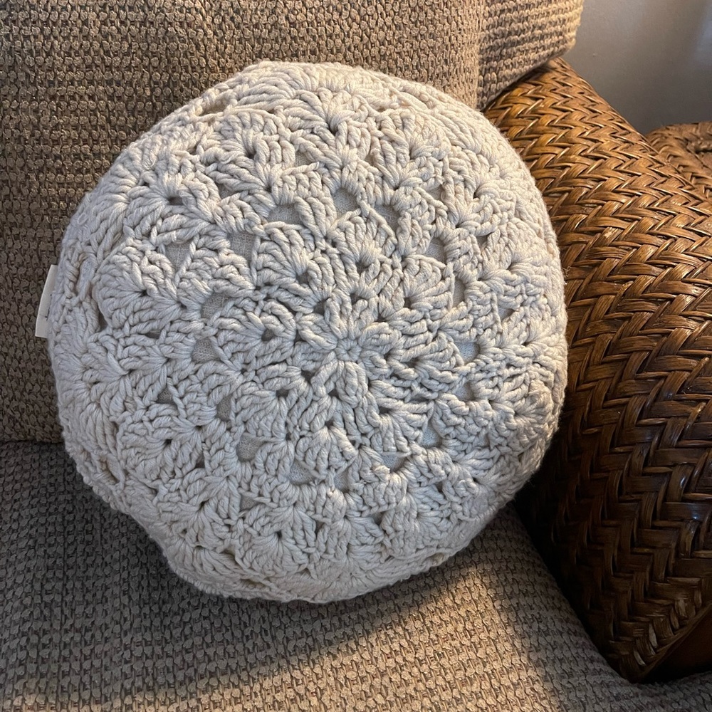 Natural life boho throw pillow